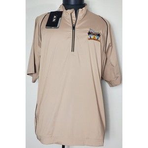 Adidas Men's ClimaProof Wind SS Golf Jacket Pullover Shirt SIZE Large NWT